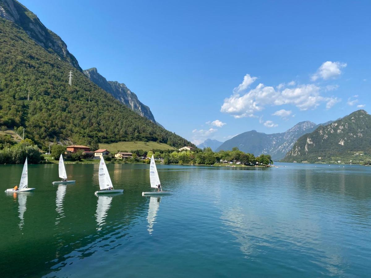 Casa Carla, Bis 4 Personen, Garten, Balkon Mit Blick Auf Den See Und Die Berge Crone Eksteriør billede