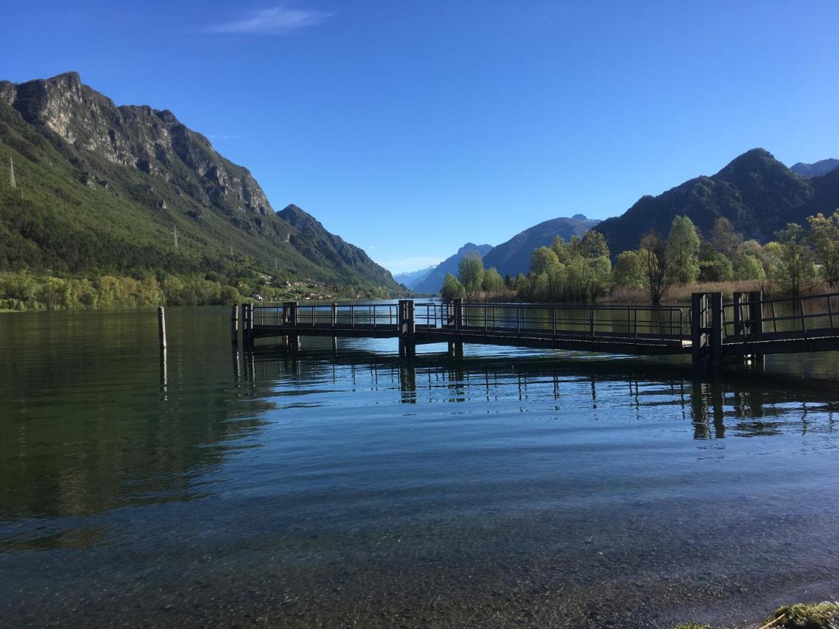 Casa Carla, Bis 4 Personen, Garten, Balkon Mit Blick Auf Den See Und Die Berge Crone Eksteriør billede