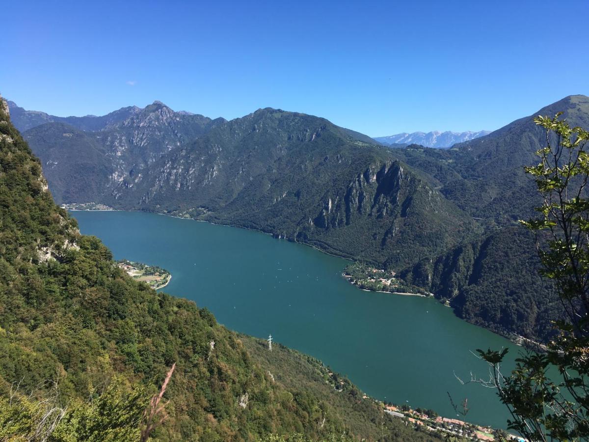 Casa Carla, Bis 4 Personen, Garten, Balkon Mit Blick Auf Den See Und Die Berge Crone Eksteriør billede