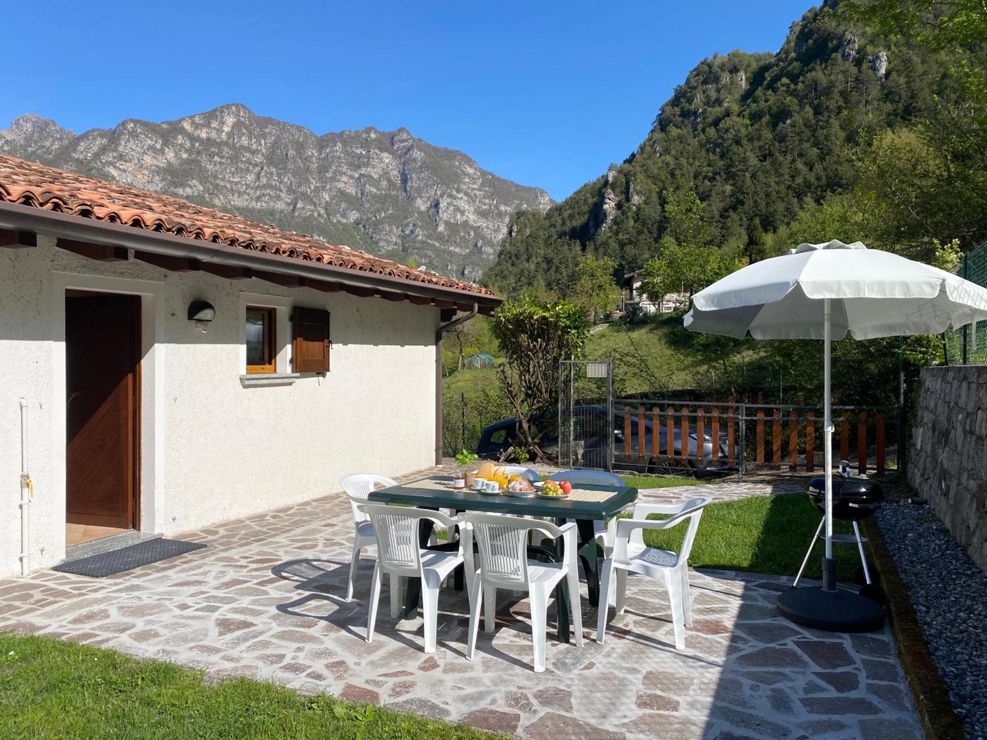 Casa Carla, Bis 4 Personen, Garten, Balkon Mit Blick Auf Den See Und Die Berge Crone Eksteriør billede
