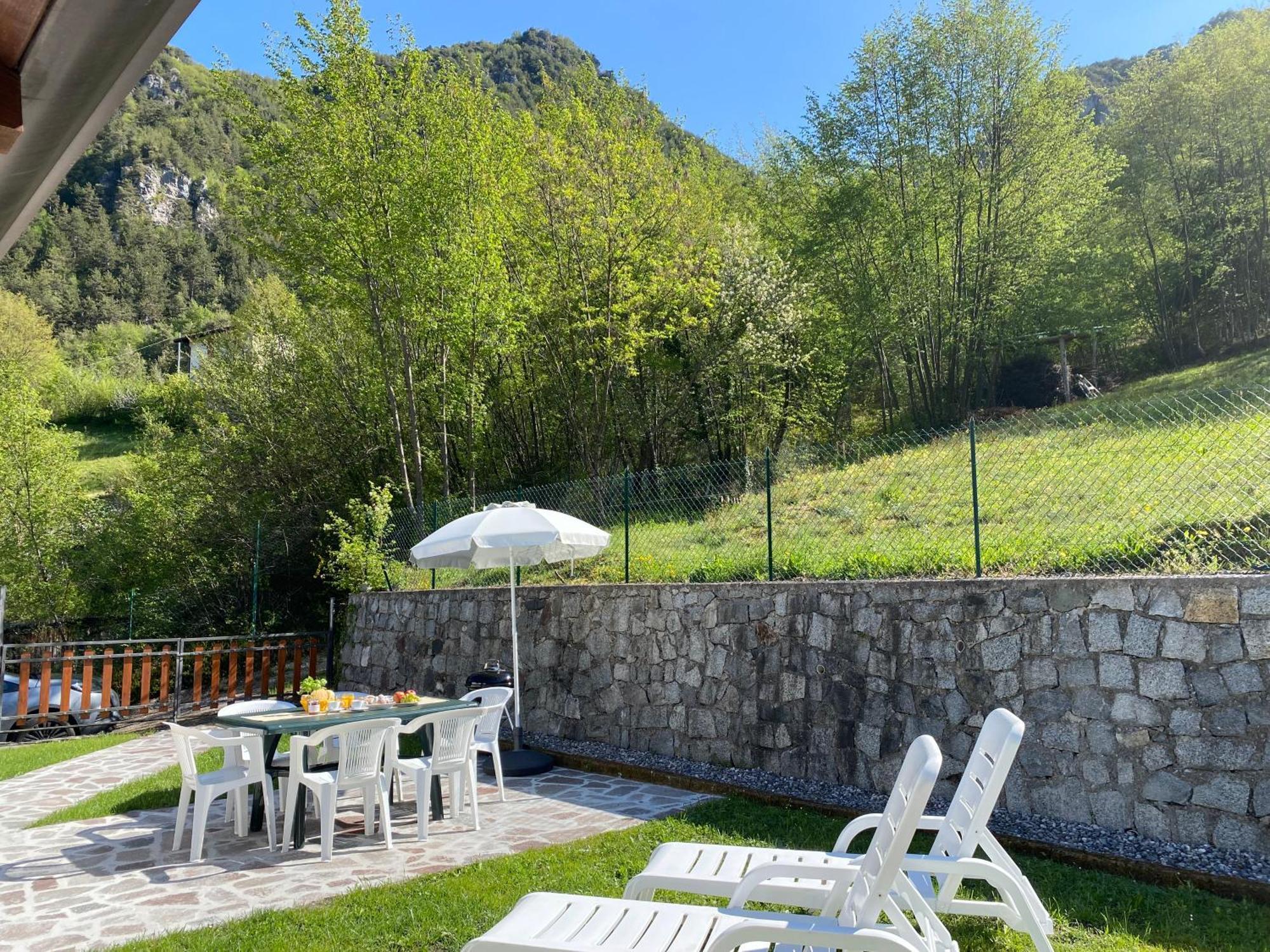 Casa Carla, Bis 4 Personen, Garten, Balkon Mit Blick Auf Den See Und Die Berge Crone Eksteriør billede